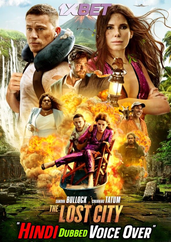 poster of The Lost City (2022) Hindi [Voice Over] Dubbed HDCAM